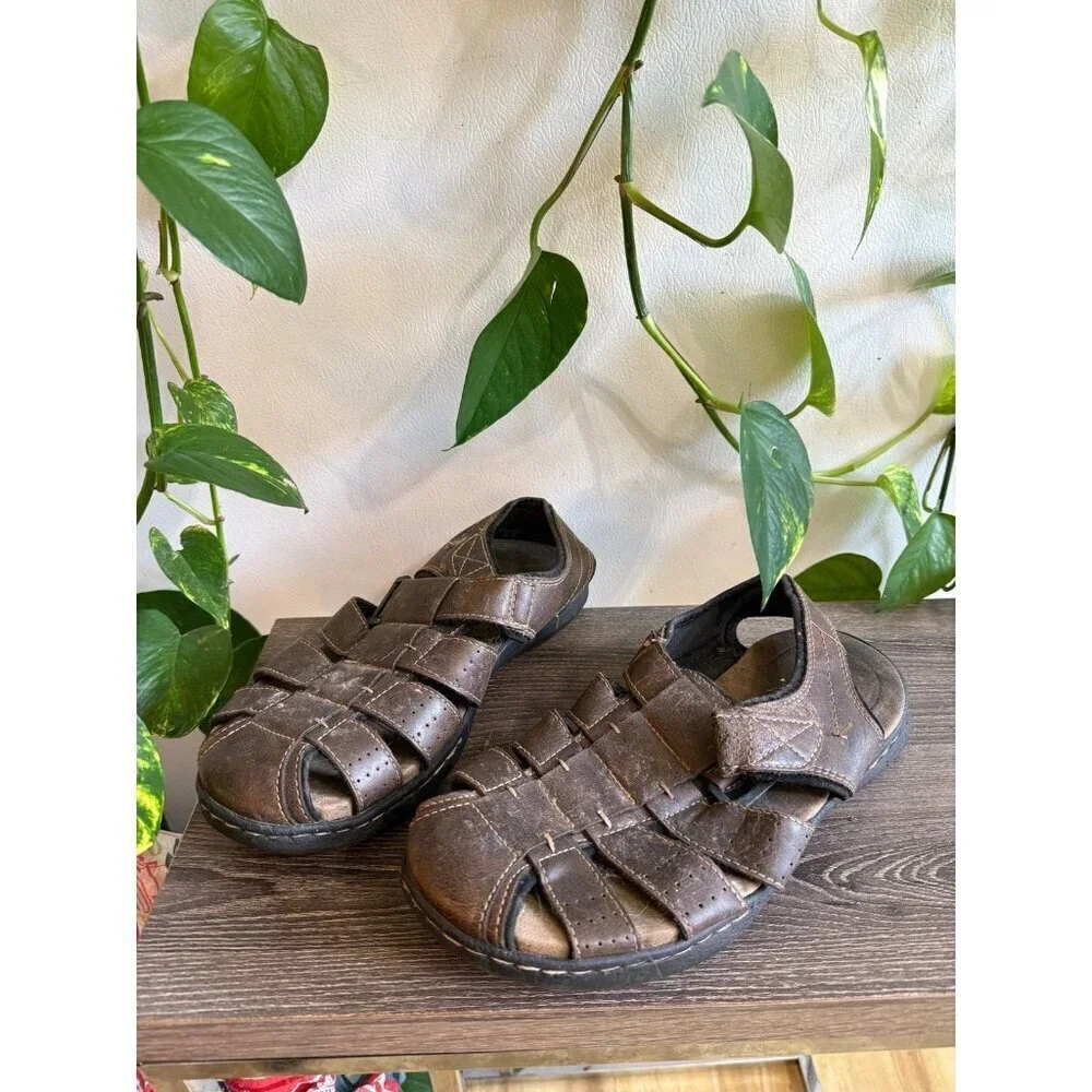 Croft & Barrow Brown Fisherman Sandals – Men’s Size 8